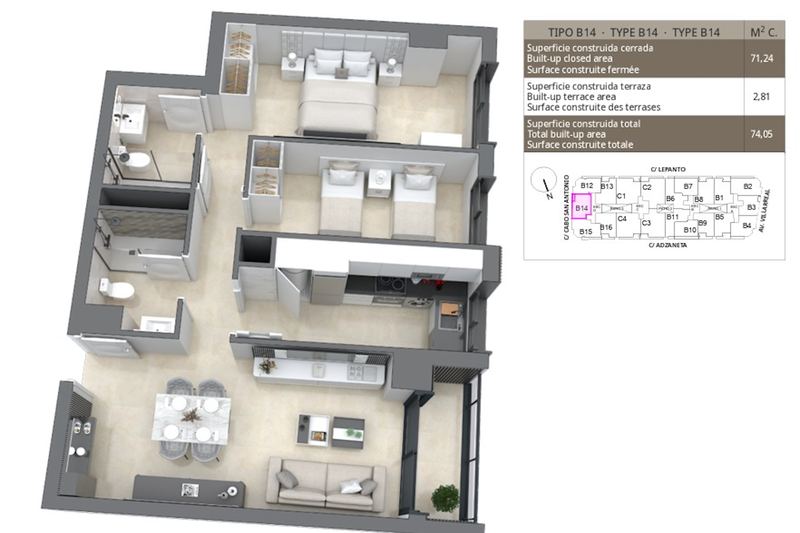 €206 650 · Квартира · 61 м² · Castellón de la Plana — Noticasa — фото 5