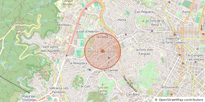 Карта: центр района, расположение показано примерно