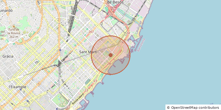 Карта: центр муниципалитета, расположение показано примерно