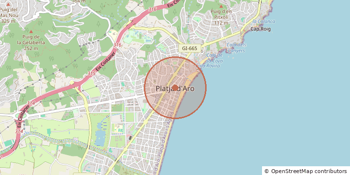 Карта: центр района, расположение показано примерно