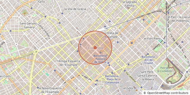 Карта: центр района, расположение показано примерно