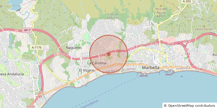 Карта: центр муниципалитета, расположение показано примерно